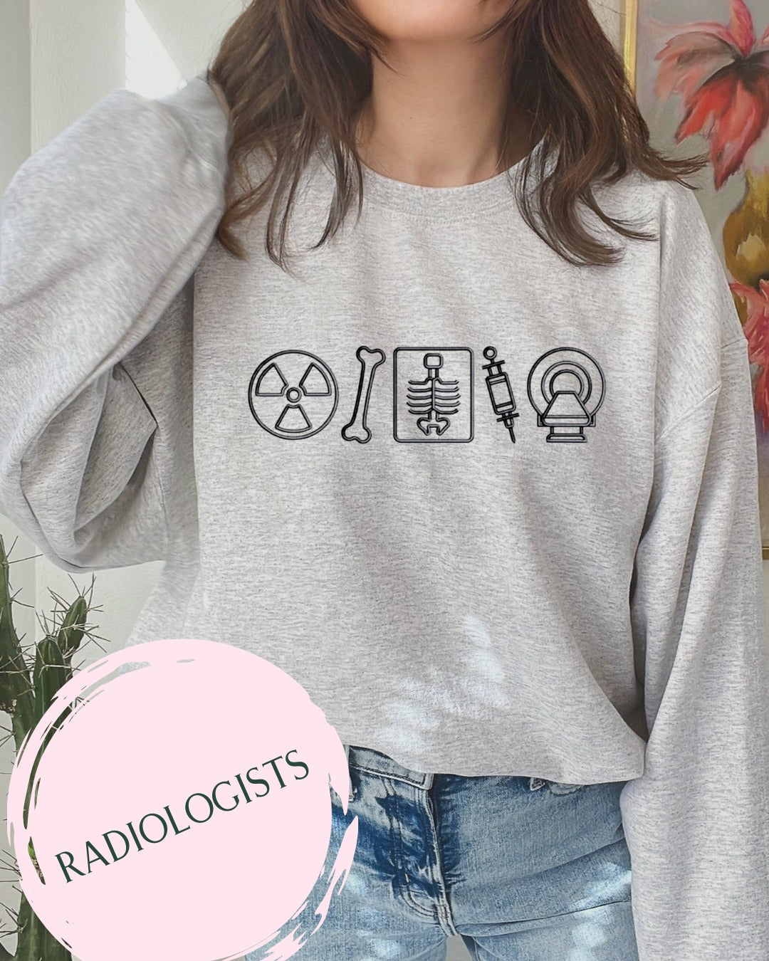 Radiologists Embroidered Sweatshirt