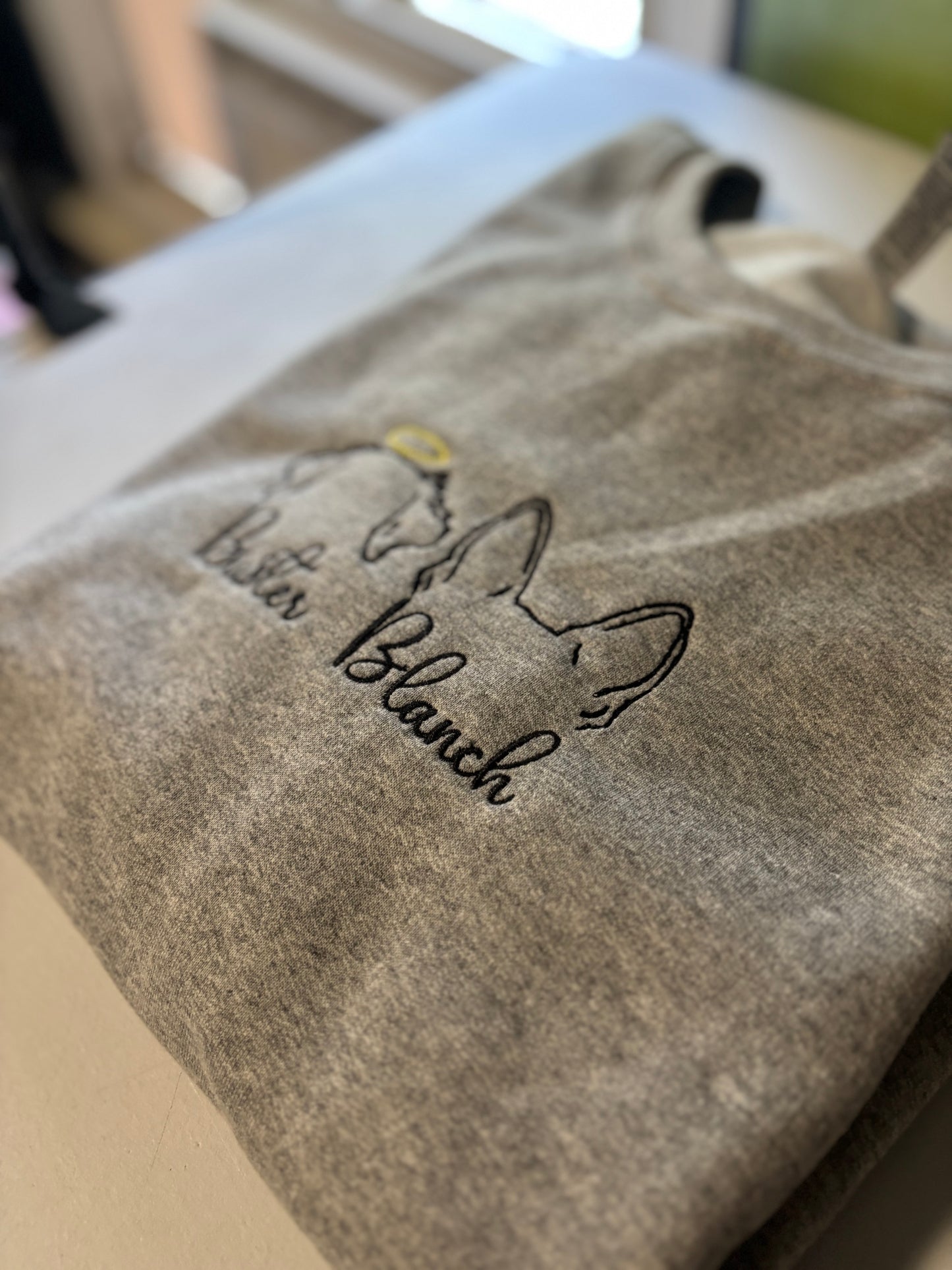 Custom Embroidered Dog Ear Sweatshirts