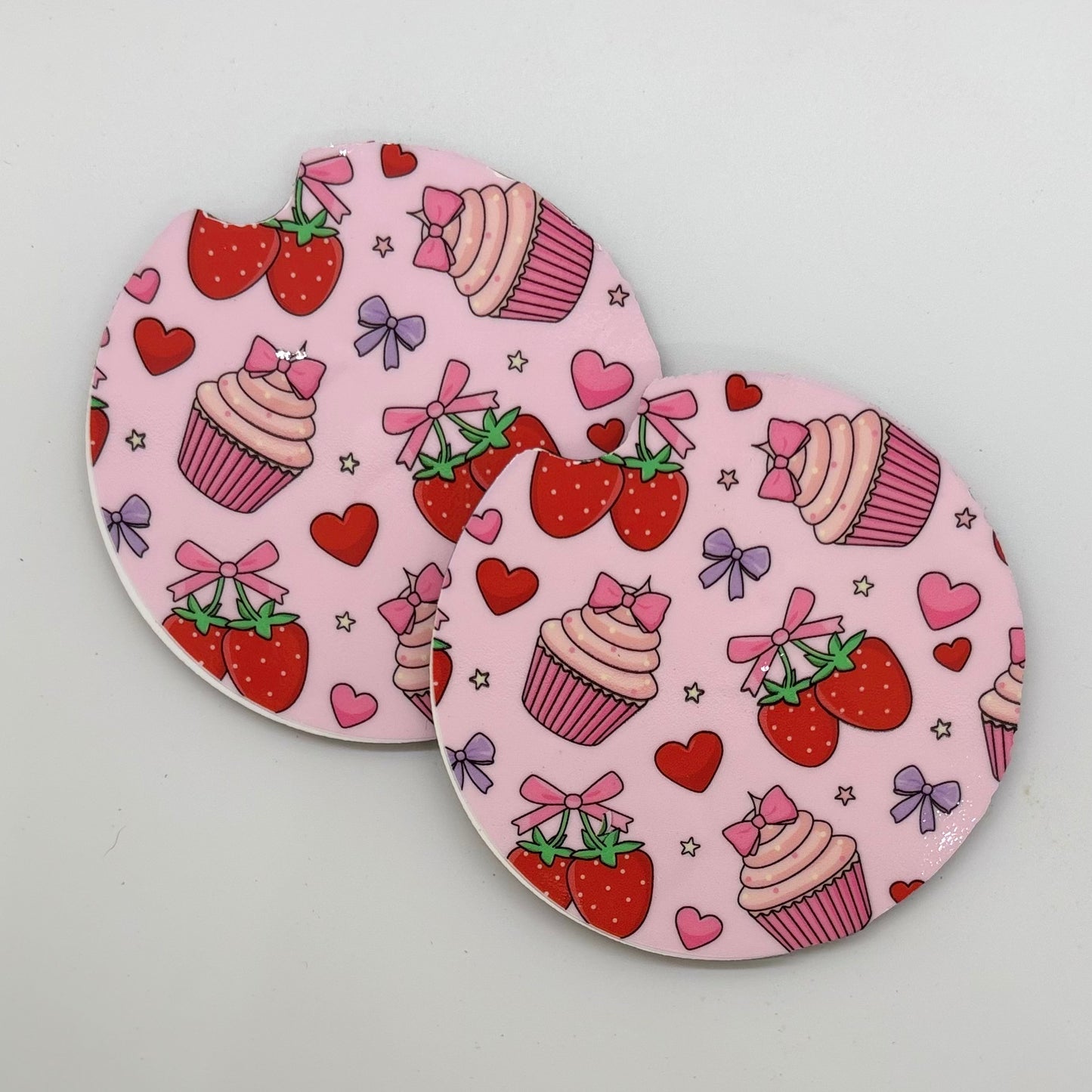 Cupcake Car Coasters