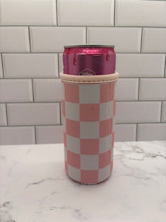 Peach Checkered