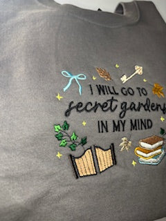 Secret Garden Embroidered Sweatshirt