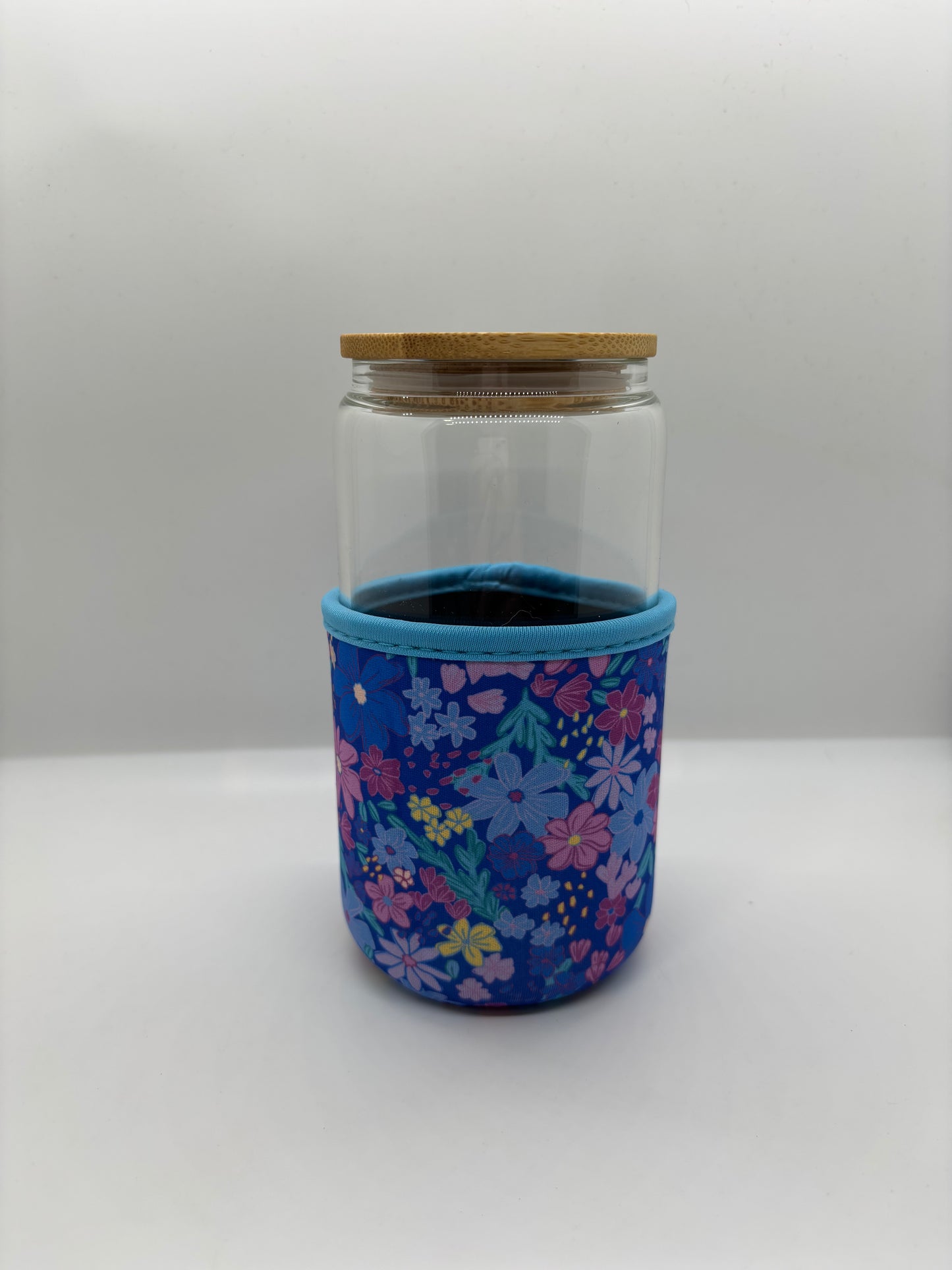 Blue Floral Small Coozie