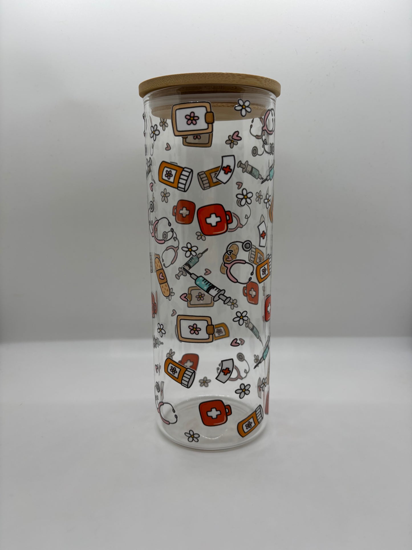 Medical 25oz Glass Can Cup