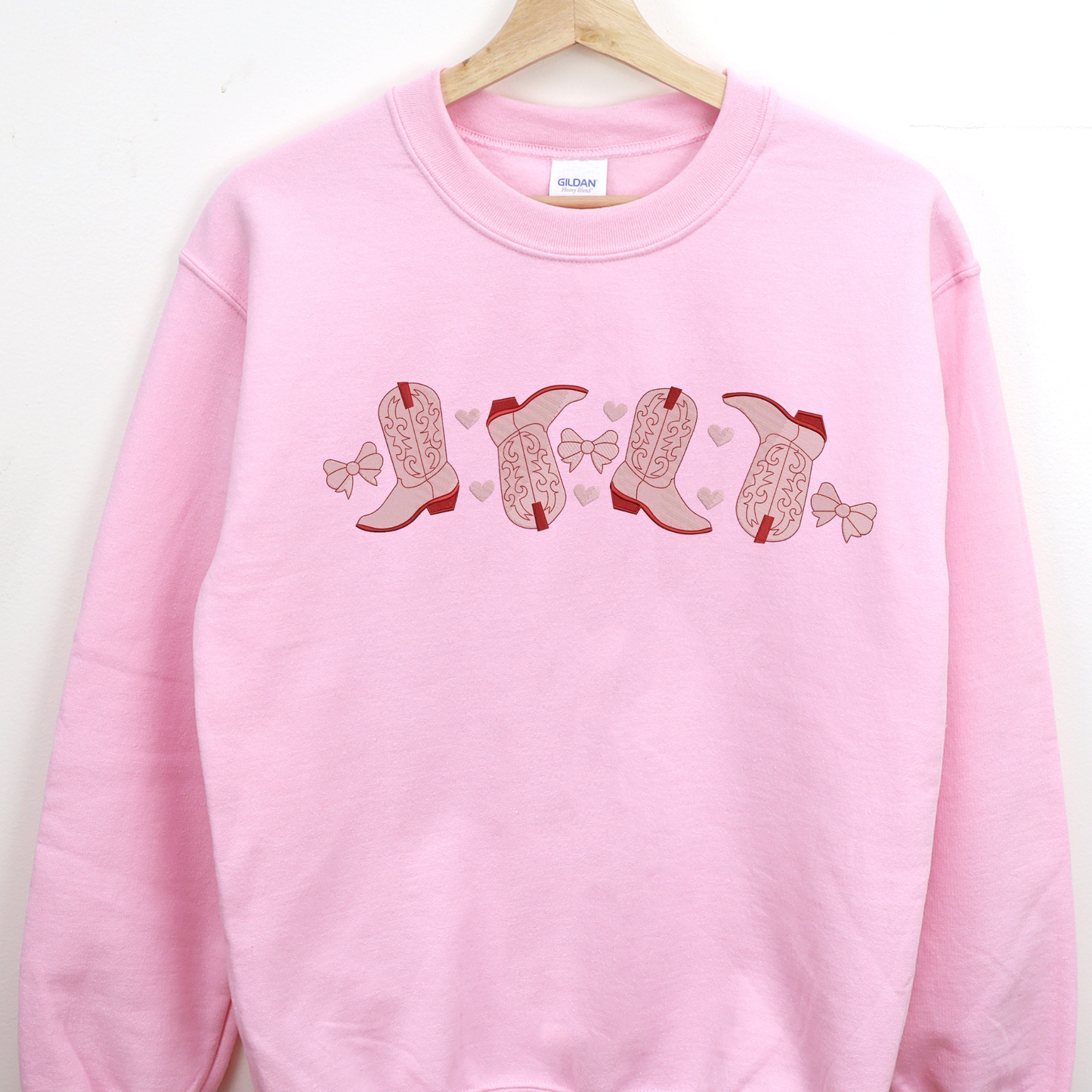 Valentines Pre-Order: Embroidered Pink Boots