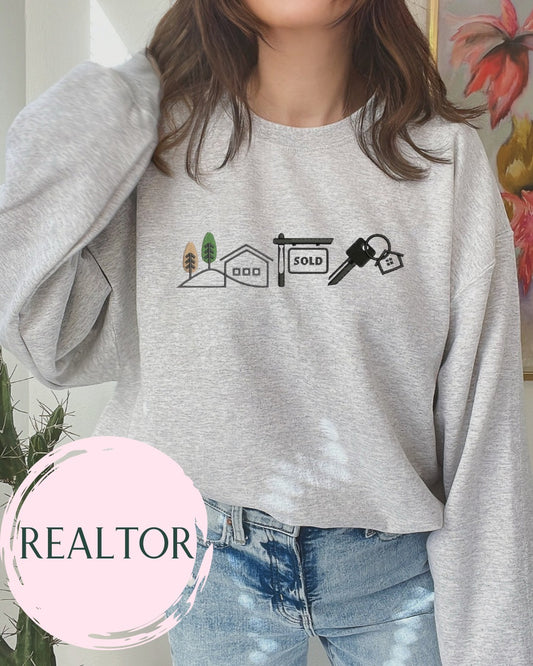 Realtor Embroidered Sweatshirt