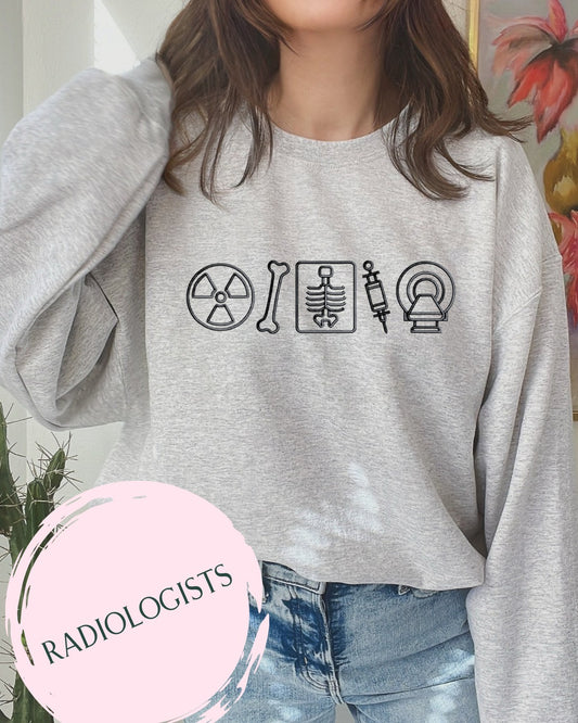 Radiologists Embroidered Sweatshirt