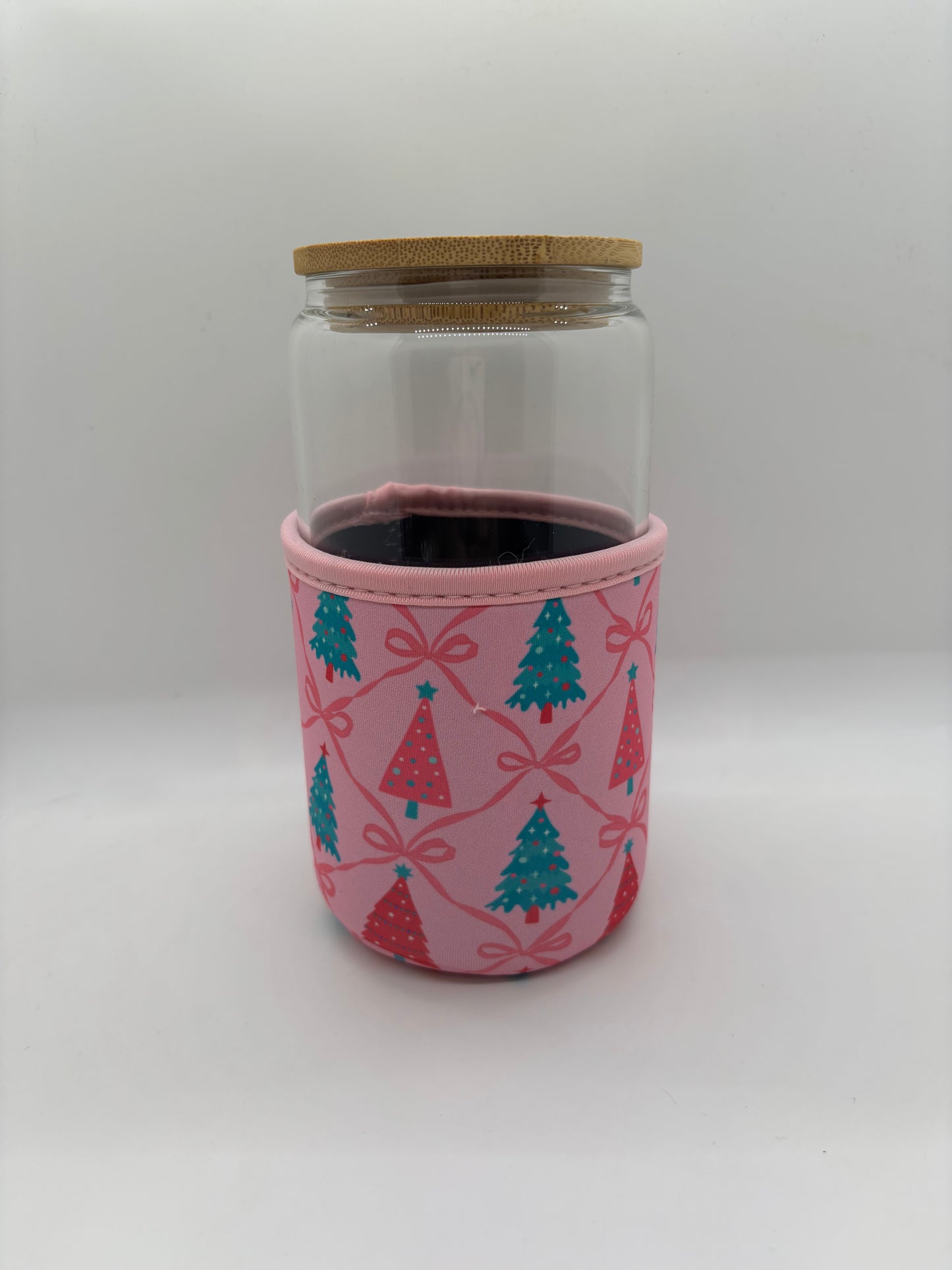 Pink Trees Small Cup Coozies