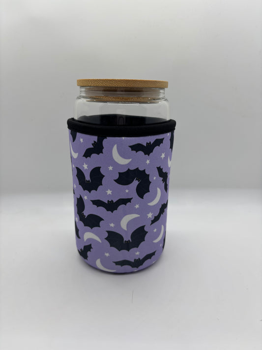 Purple Bats and Moons