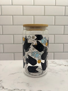 Black Shepherd Glass Can Cup